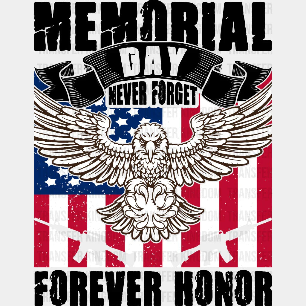Eagle Memorial Day- Memorial Day DTF Transfer - Transfer Kingdom