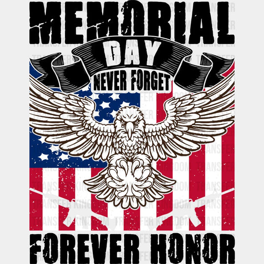 Eagle Memorial Day- Memorial Day DTF Transfer - Transfer Kingdom