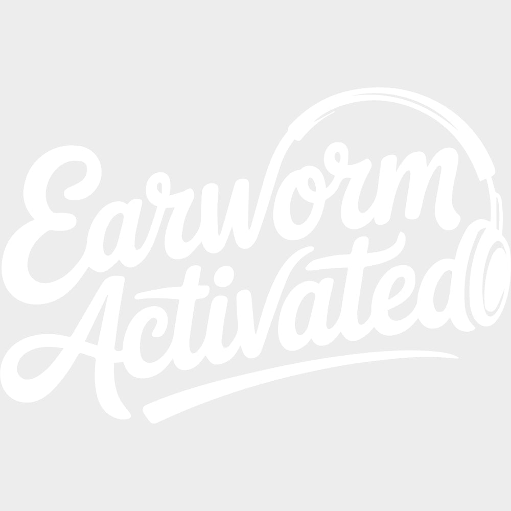 Earworm Activated - Music DTF Transfers - Adult Unisex - S & M (10’’) / Light Color Design (See Imaging)