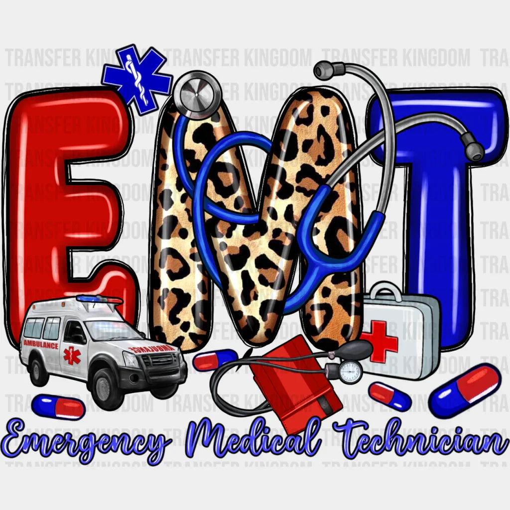 Emt Leopard Design - Dtf Heat Transfer