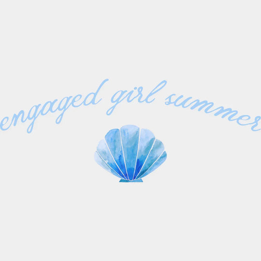 Engaged Girl Summer - Summer DTF Transfer Adult Unisex - S & M (10’’) / Light Color Design (See Imaging)