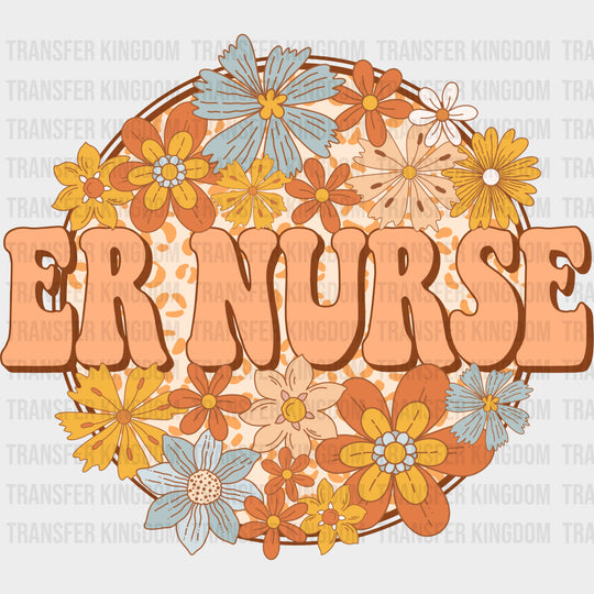 ER Nurse Retro - ER Nurse DTF Transfers