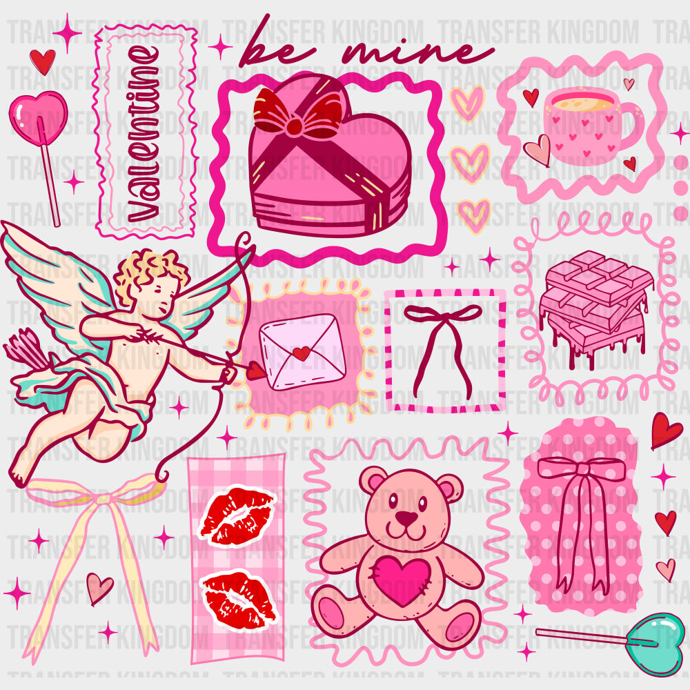 Eros Be Mine Teddy Bear - Valentine's Day DTF Transfers transfer-kingdom
