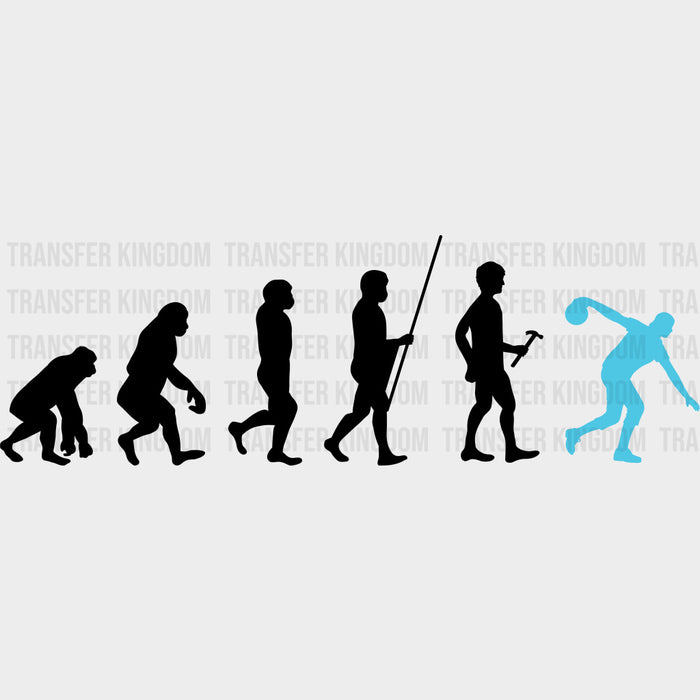 Evolution Of A Bowler - Bowling DTF Transfers