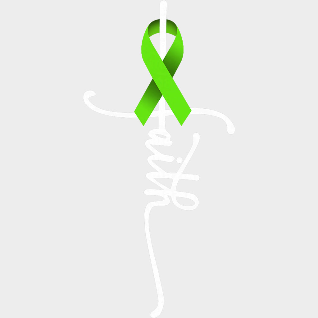 Faith, Vertical Text - Lymphoma DTF Transfers transfer-kingdom Light Color Design (See Imaging)