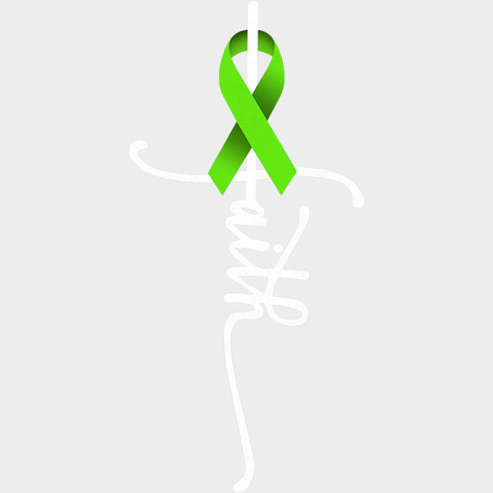 Faith, Vertical Text - Lymphoma DTF Transfers transfer-kingdom Light Color Design (See Imaging)