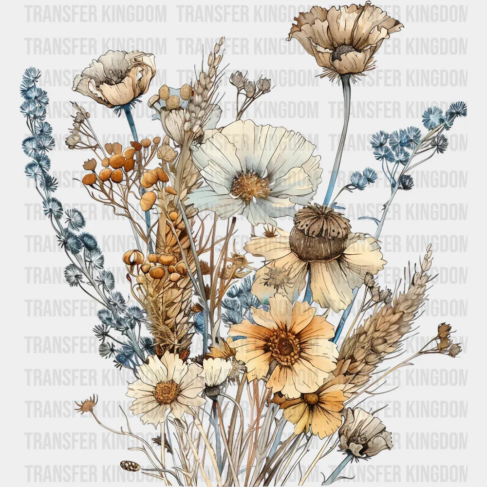 Fall Flowers Fall DTF Transfer