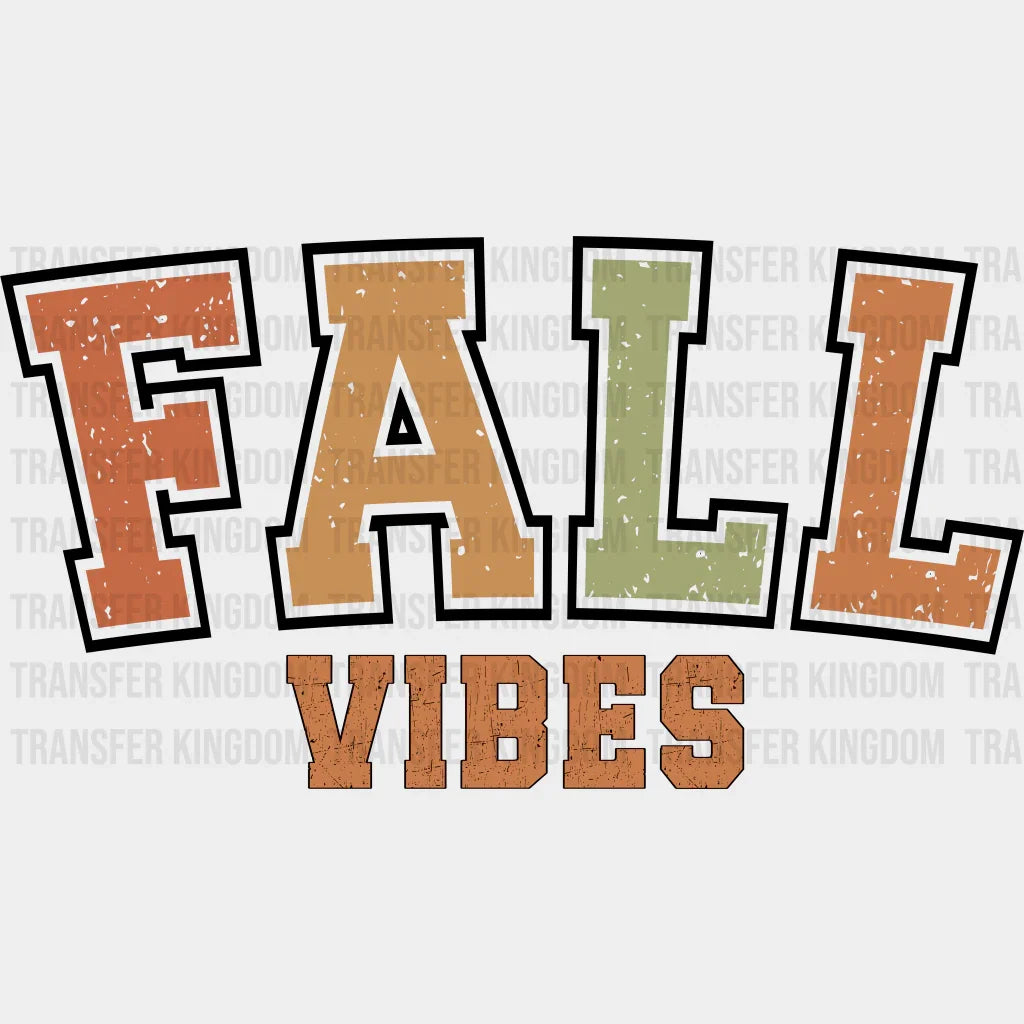 Fall Vibes - Dtf Heat Transfer