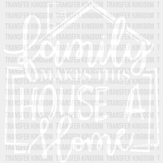 Family Makes This House - Reunion Dtf Heat Transfer Unisex S & M (10’’) / Light Color Design