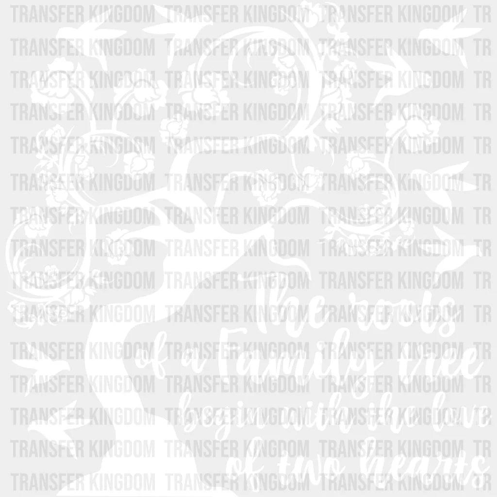Family Roots Tree Design - Reunion Dtf Heat Transfer Unisex S & M (10’’) / Light Color See Imaging