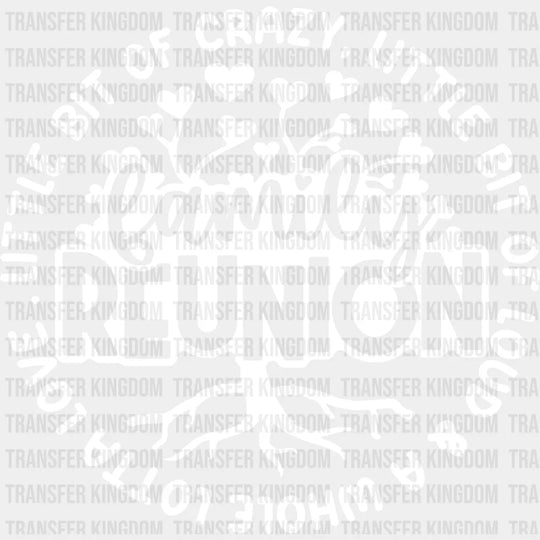 Family Tree Design - Reunion Dtf Heat Transfer Unisex S & M (10’’) / Light Color See Imaging
