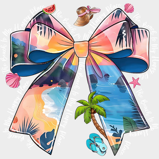 Family Trip Ribbon - Family Trip DTF Transfers Adult Unisex - S & M (10’’) / Light Color Design (See Imaging)