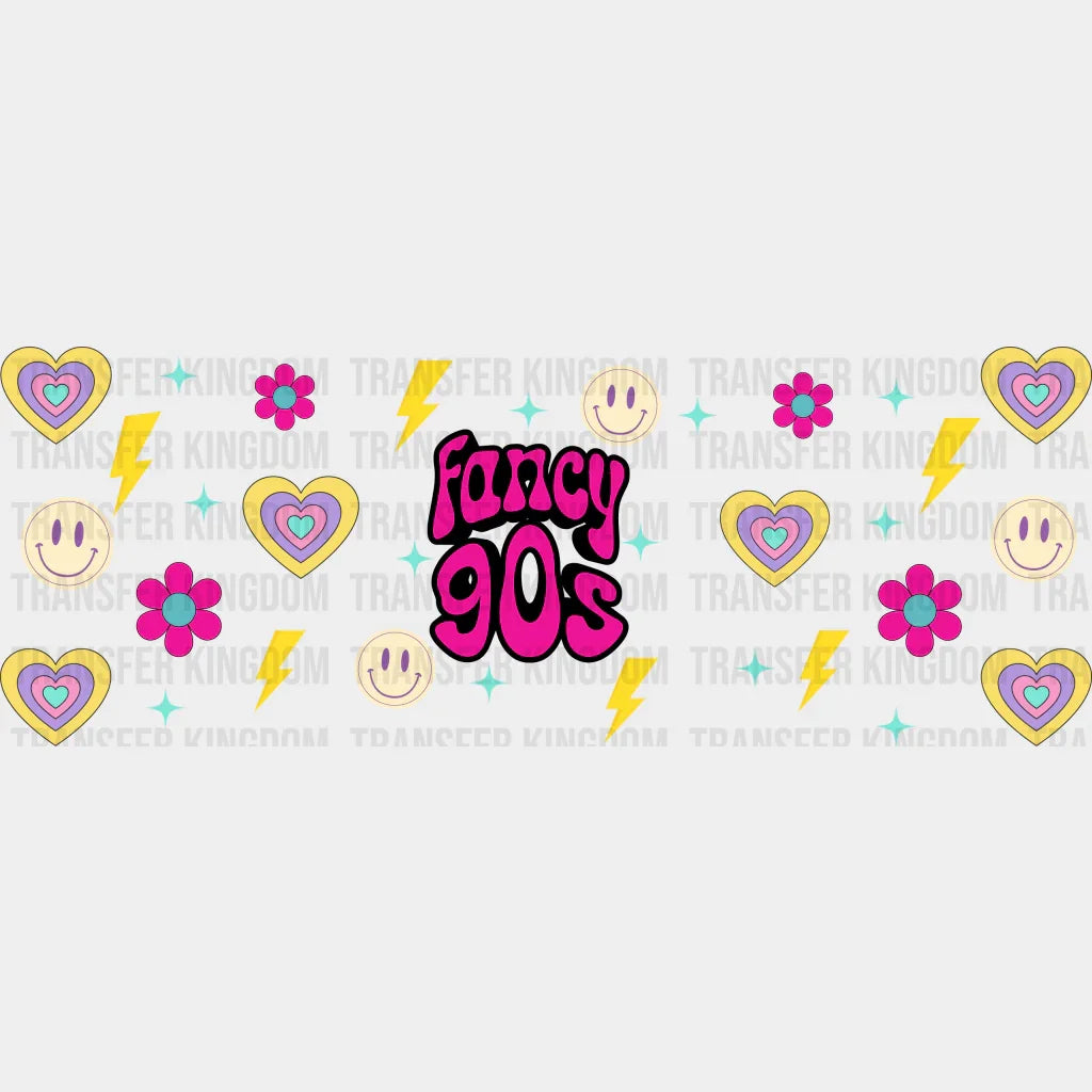 Fancy 90’S Uv Dtf Transfer Cup Wrap Sticker