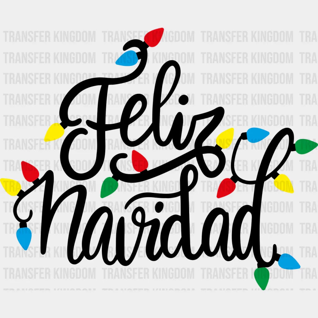 Feliz Navidad - Christmas Dtf Transfer