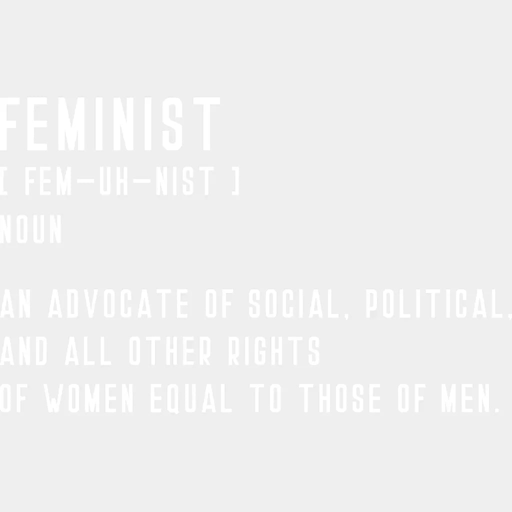 Feminist Girl Power Design - Dtf Heat Transfer Unisex S & M ( 10 ) / Light Color See Imaging