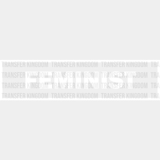 Feminist In Box Design - Dtf Heat Transfer Unisex S & M ( 10 ) / Light Color See Imaging