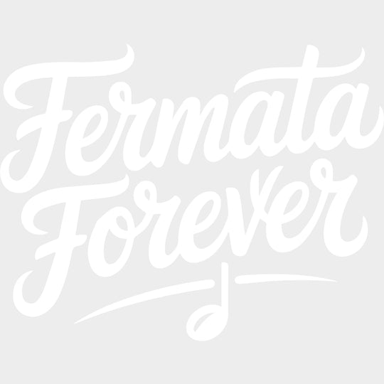 Fermata Forever - Music DTF Transfers - Adult Unisex - S & M (10’’) / Light Color Design (See Imaging)