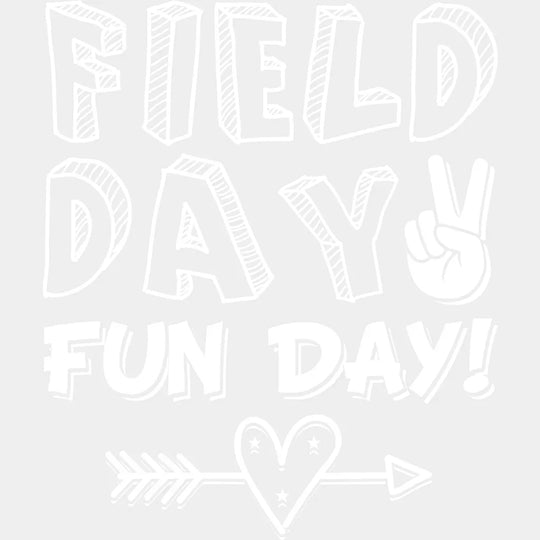 Field Day Fun Day B&W Design - Field Day DTF Transfer Adult Unisex - S & M (10’’) / Light Color Design (See Imaging)