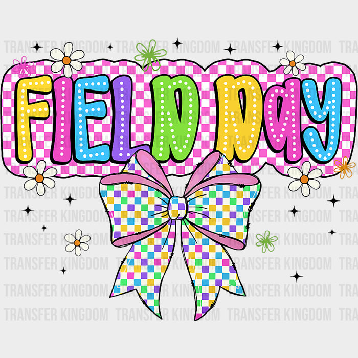 Field Day Pink Ribbon - Field Trip DTF Transfers