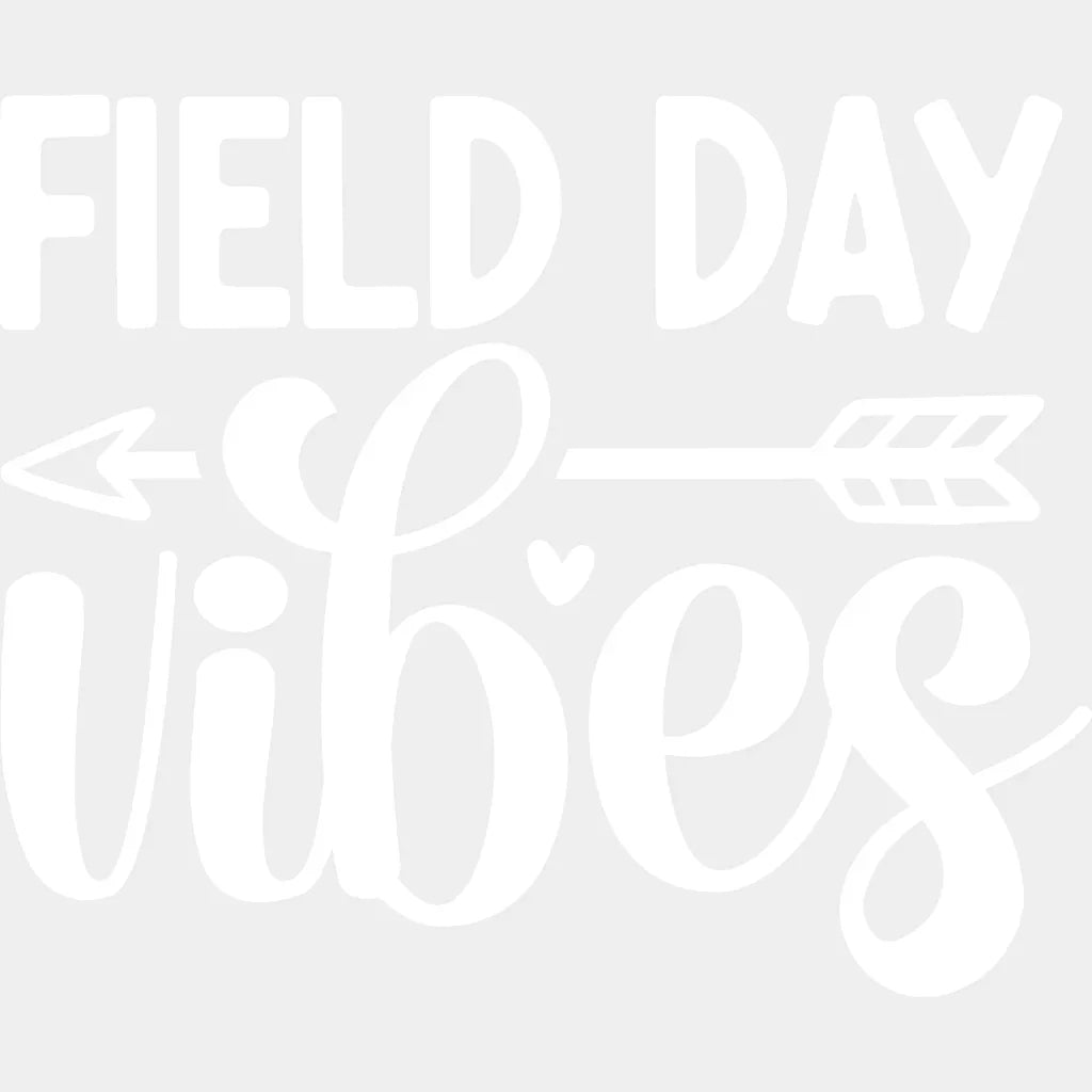 Field Day Vibes B&W Design - Field Day DTF Transfer Adult Unisex - S & M (10’’) / Light Color Design (See Imaging)