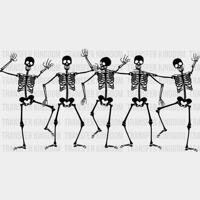 Five Skeletons - Skeleton DTF Transfers
