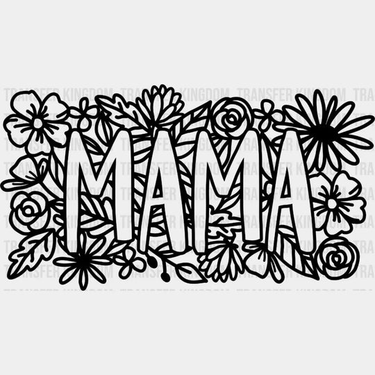 Floral Hollow Mama - Cute Mom Mothers Day Plant Lovers Design Dtf Heat Transfer