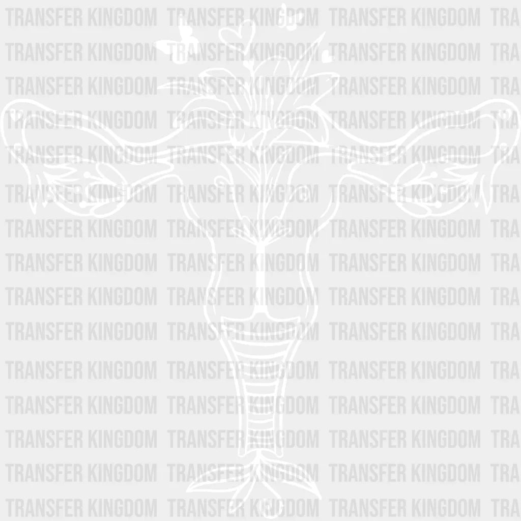Floral Uterus Design - Dtf Heat Transfer