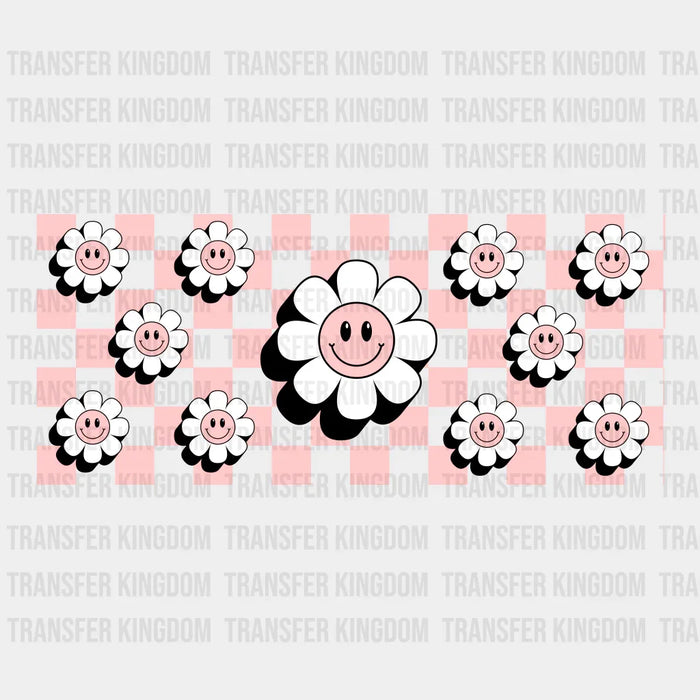 Flower UV DTF Transfer Cup Wrap UV DTF Sticker