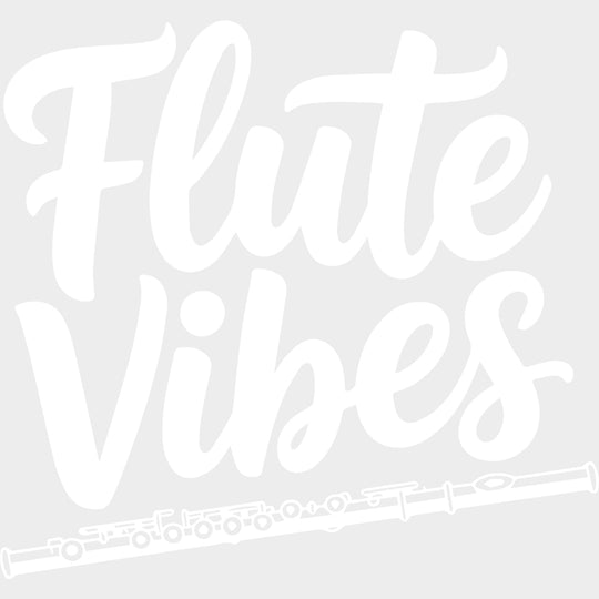 Flute Vibes - Music DTF Transfers - Adult Unisex - S & M (10’’) / Light Color Design (See Imaging)
