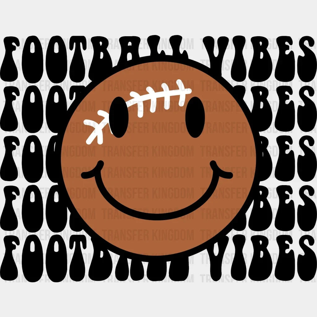 Football Vibes Smile Dtf Transfer