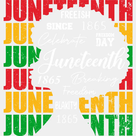 Freeish Since 1865 Juneteenth - Juneteenth DTF Transfer Adult Unisex - S & M (10’’) / Light Color Design (See Imaging)