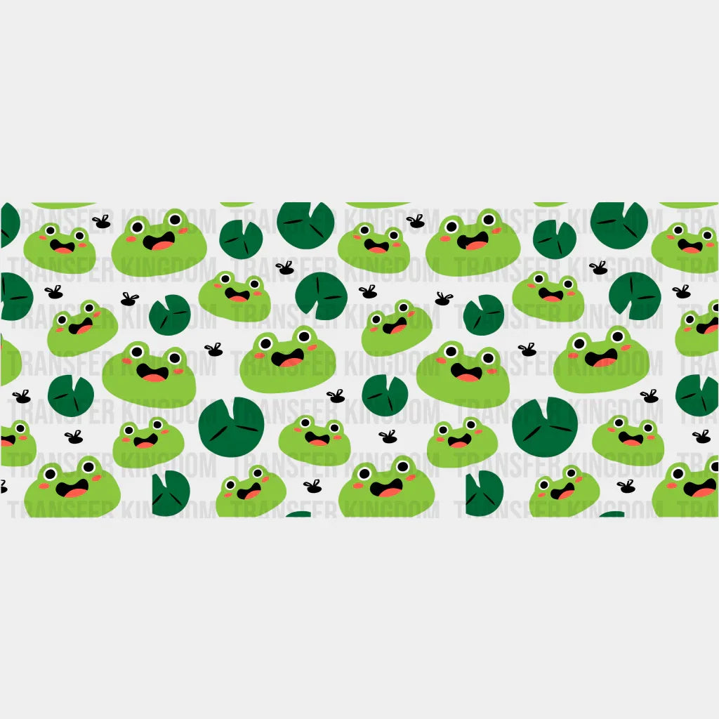Frog Swamp Uv Dtf Transfer Cup Wrap Sticker