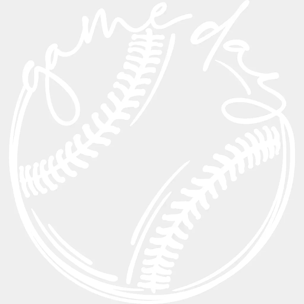 Game Day Baseball Design - Dtf Heat Transfer Unisex S & M ( 10 ) / Light Color See Imaging