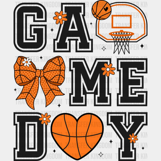 Game Day Heart - Game Day DTF Transfer Adult Unisex - S & M (10’’) / Dark Color Design (See Imaging)