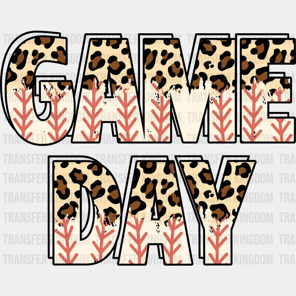 Game Day Leopard Dtf Transfer