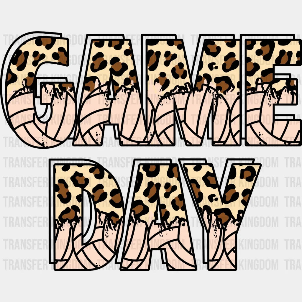 Game Day Leopard Dtf Transfer