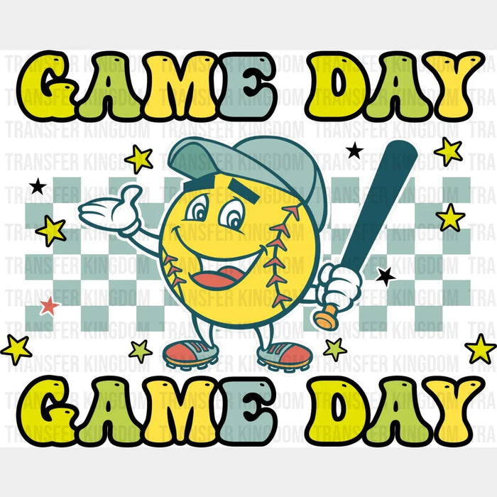 Game Day Softball Game Day DTF Transfer