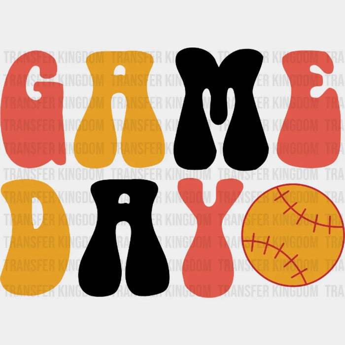 Game Day Softball DTF Transfer