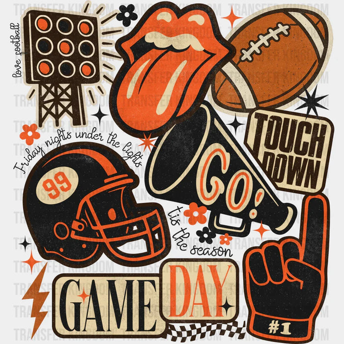 Game Day Touch Down Go! - Football DTF Transfer