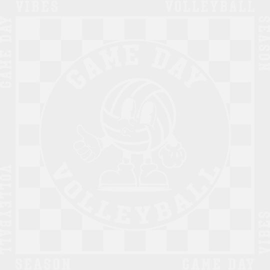 Game Day Volleyball Retro Design - Volleyball DTF Transfers Adult Unisex - S & M (10’’) / Light Color Design (See