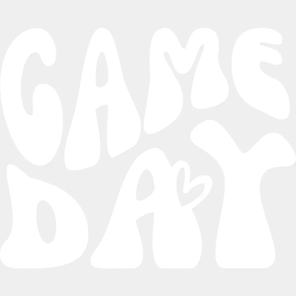 Gameday Heart Design - Dtf Heat Transfer Unisex S & M (10’’) / Light Color (See Imaging)
