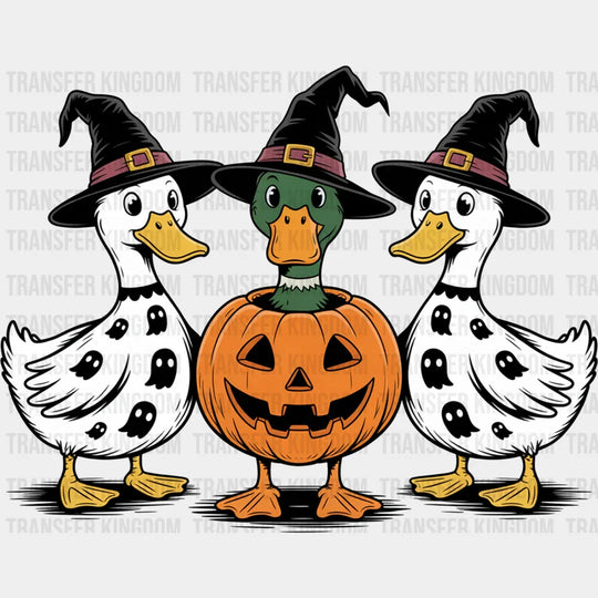 Ghost Ducks Halloween DTF Transfer