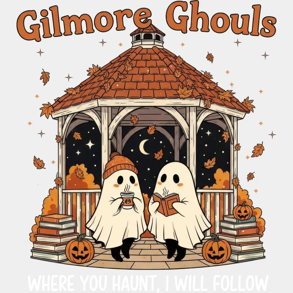 Gilmore Ghouls Halloween DTF Transfer Adult Unisex S & M (10’’) / Light Color Design (See Imaging)