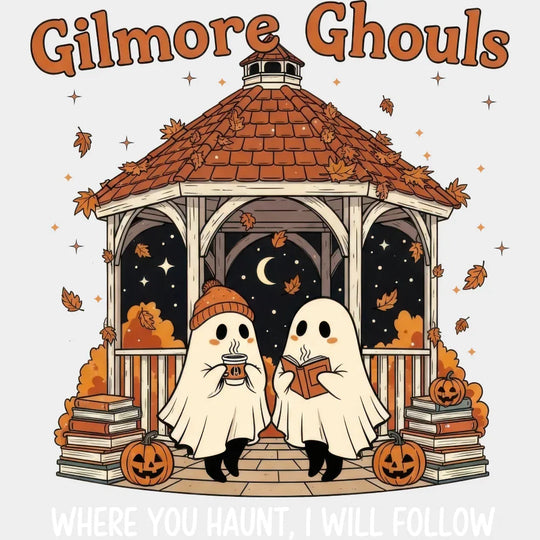 Gilmore Ghouls Halloween DTF Transfer Adult Unisex S & M (10’’) / Light Color Design (See Imaging)