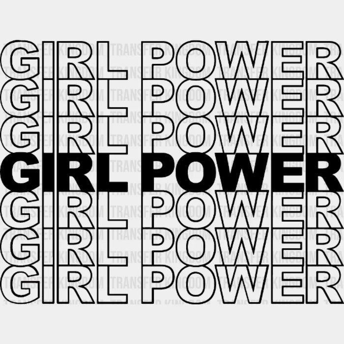 Girl Power Design - DTF heat transfer