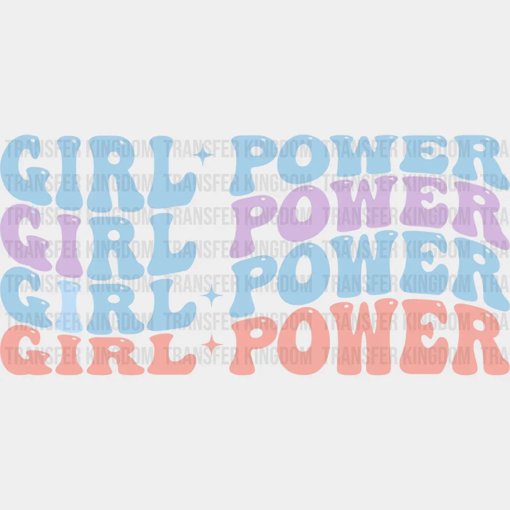 Girl Power Design - Kids Dtf Heat Transfer