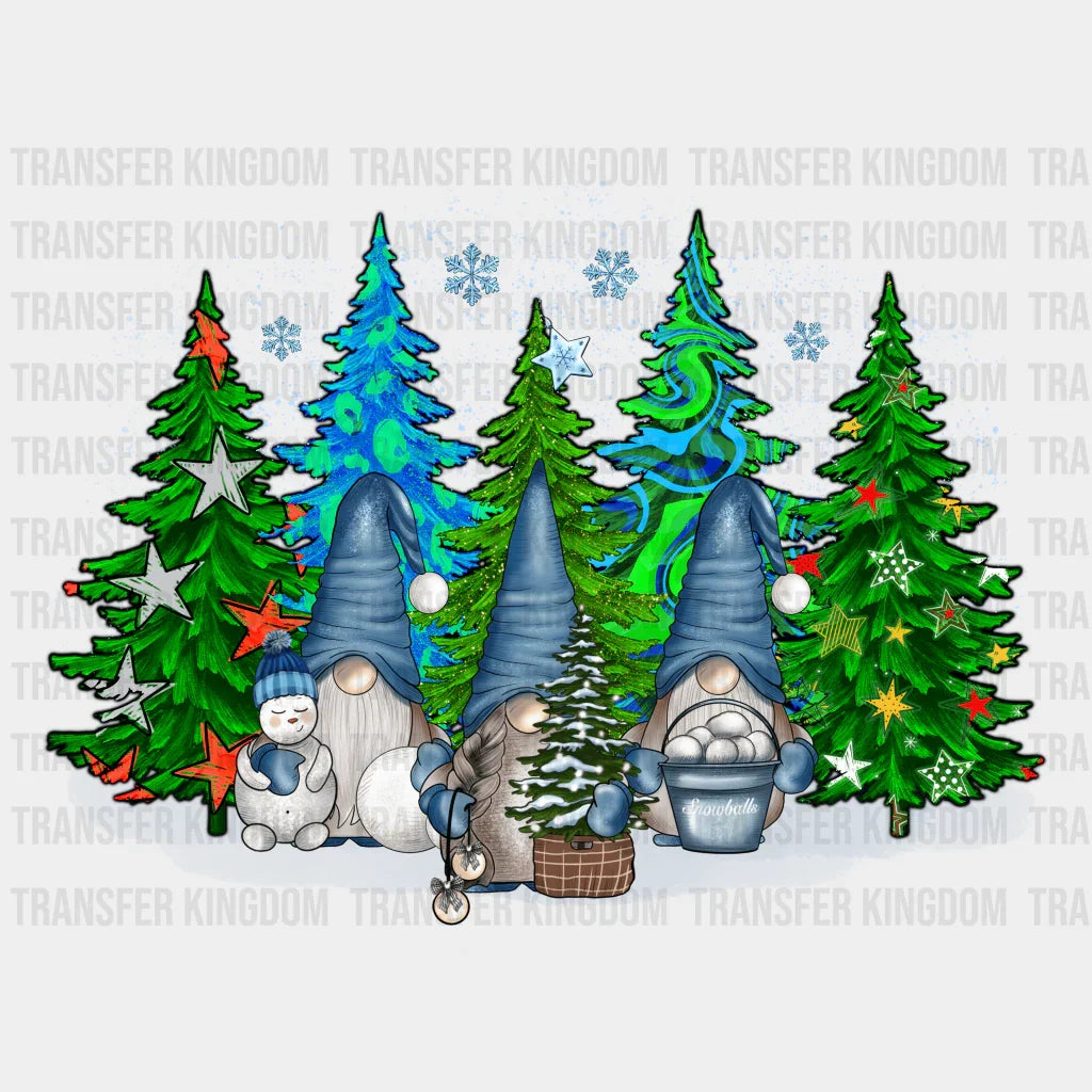 Gnomes Christmas Design - Dtf Heat Transfer