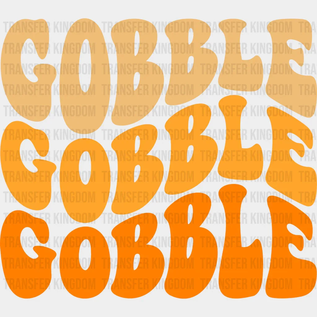 Gobble Design - Thanksgiving Dtf Heat Transfer