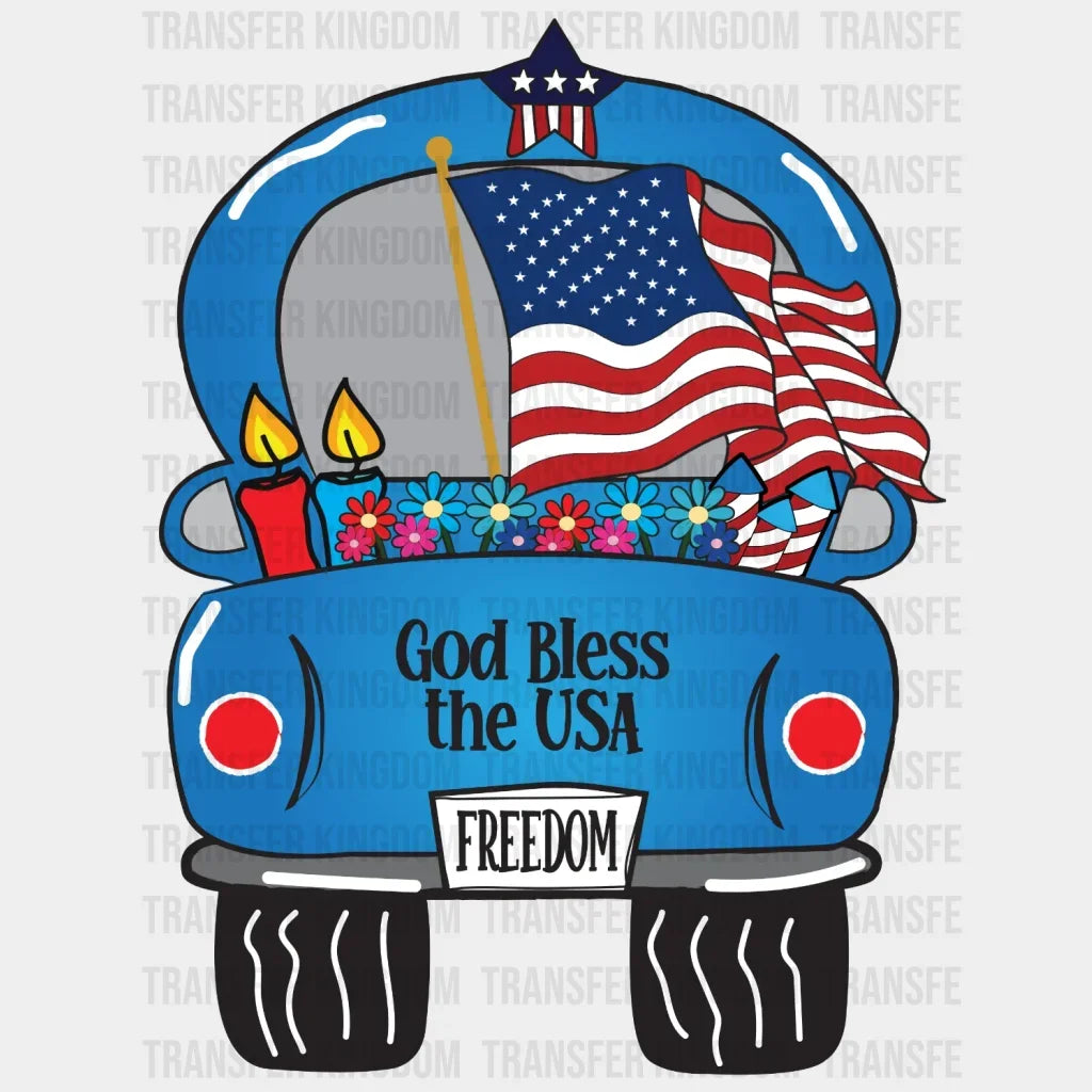 God Bless America Dtf Transfer