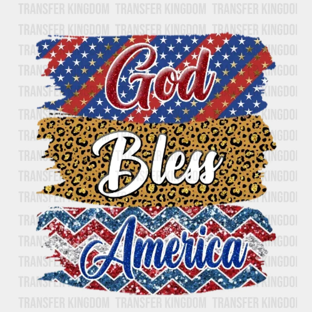 God Bless America Dtf Transfer